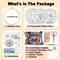 3 Sets Embroidery Kit for Beginners, 37 Embroidery Stitch Kits Adults Beginner with Embroidery Patterns, Punch Needle Point Kits Adults Including Embroidery Supplies and Instruction Video